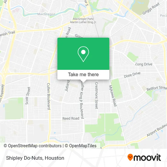 Shipley Do-Nuts map