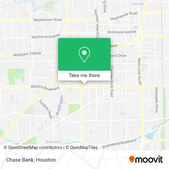 Chase Bank map
