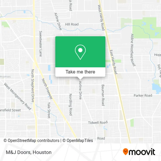 M&J Doors map