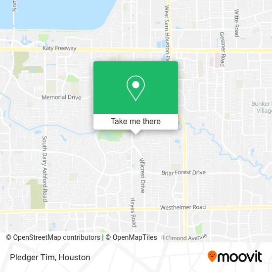 Pledger Tim map