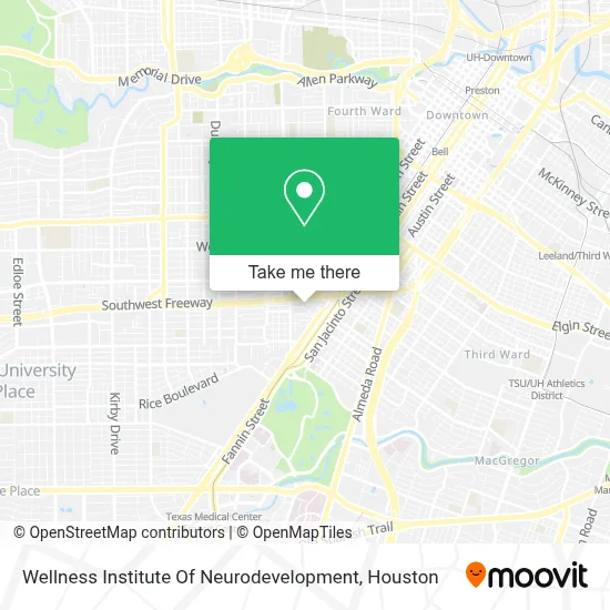 Wellness Institute Of Neurodevelopment map