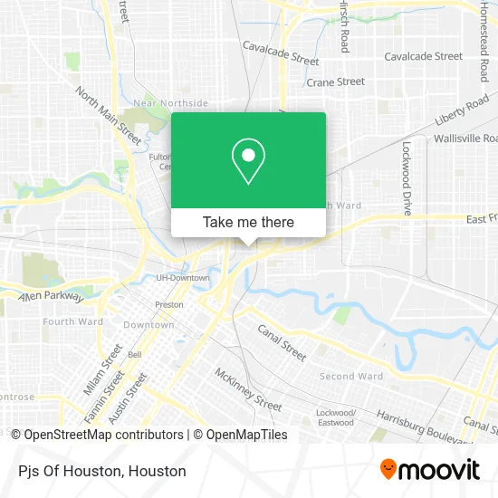 Pjs Of Houston map
