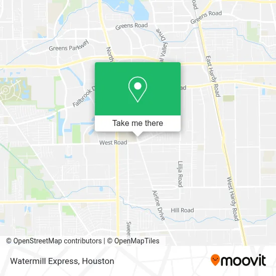 Watermill Express map