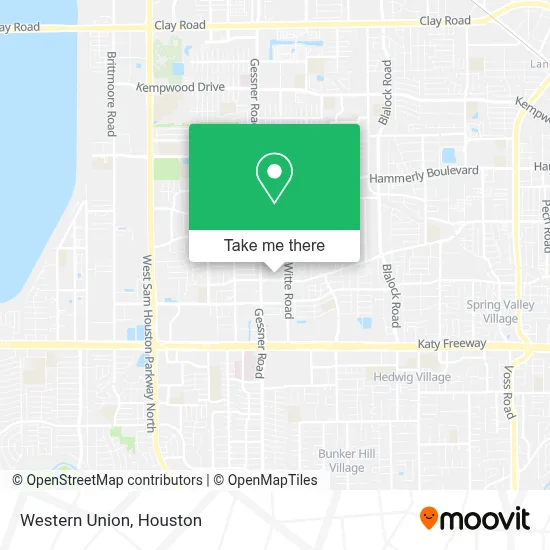 Western Union map