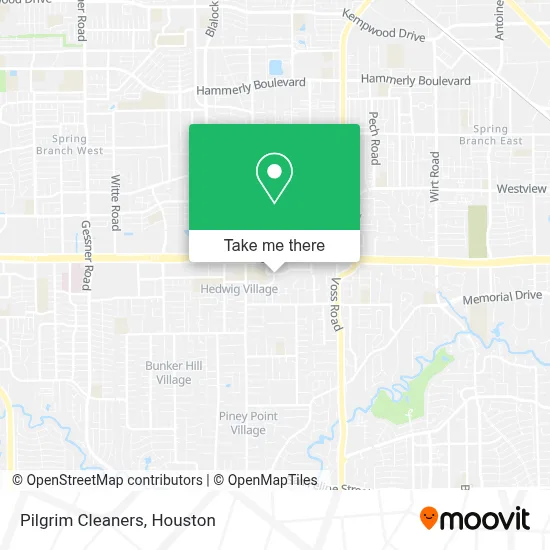 Pilgrim Cleaners map