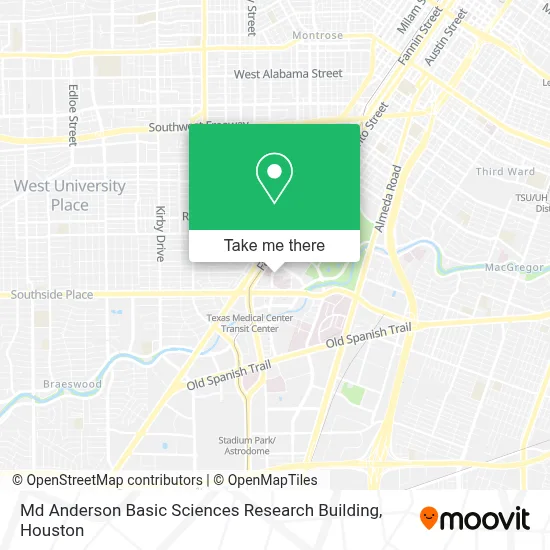 Md Anderson Basic Sciences Research Building map