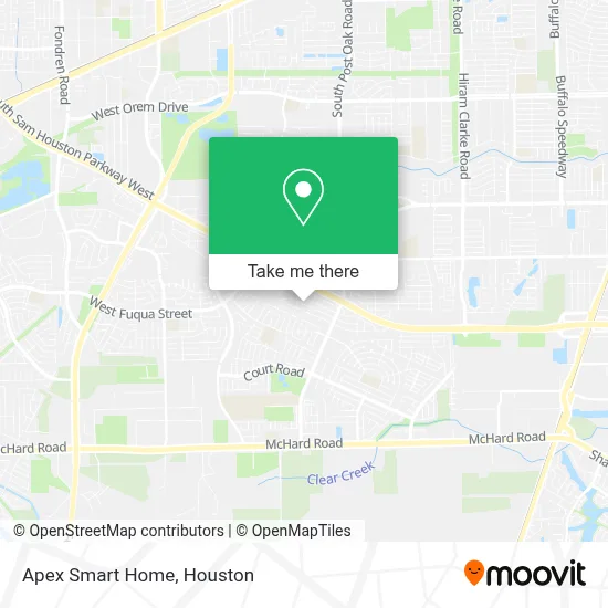 Apex Smart Home map