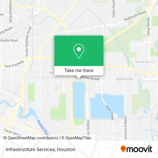 Infrastructure Services map