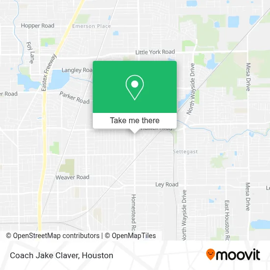 Coach Jake Claver map