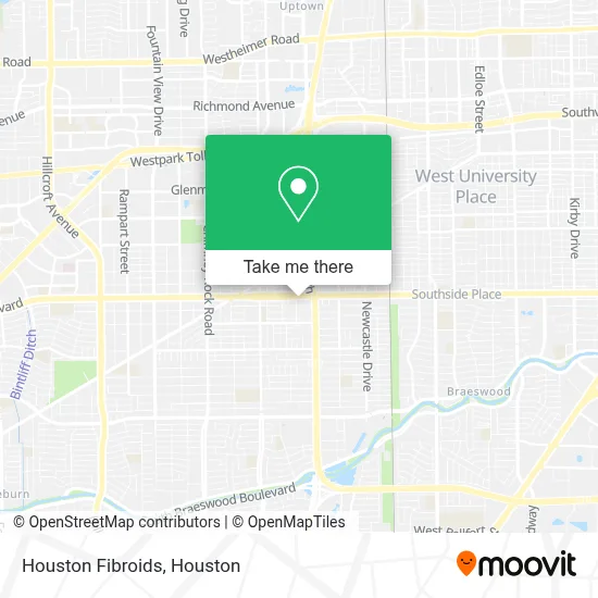 Houston Fibroids map