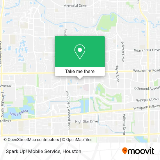 Spark Up! Mobile Service map