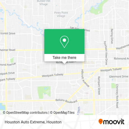Houston Auto Extreme map
