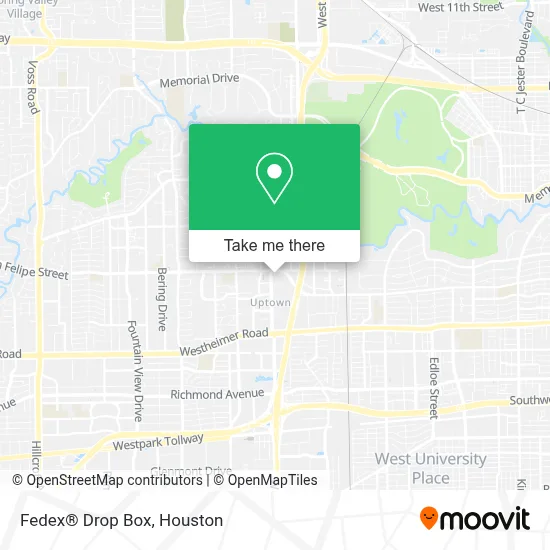 Fedex® Drop Box map