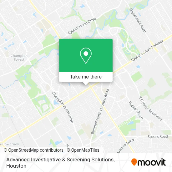 Advanced Investigative & Screening Solutions map