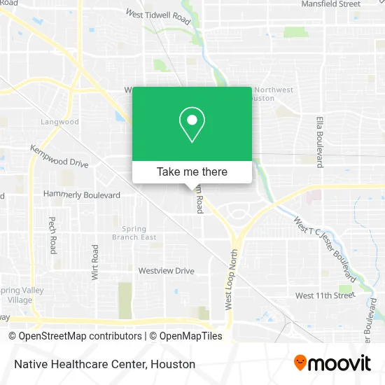 Native Healthcare Center map