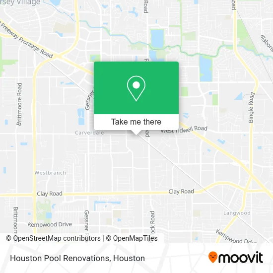 Houston Pool Renovations map