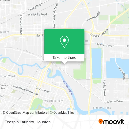 Ecospin Laundry map