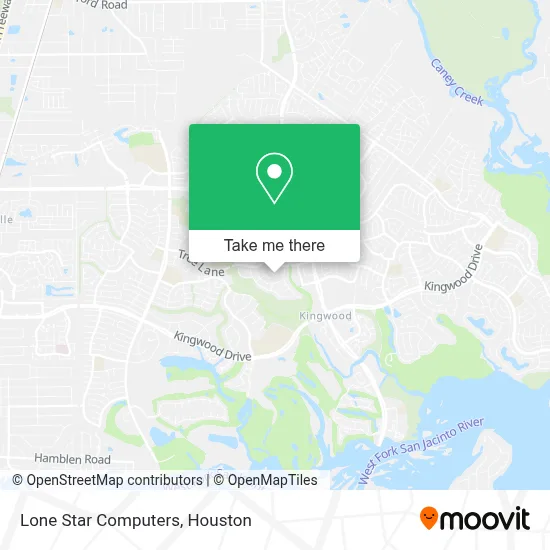 Lone Star Computers map