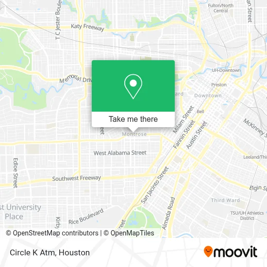 Circle K Atm map