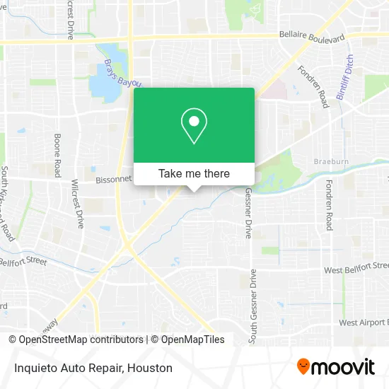 Inquieto Auto Repair map