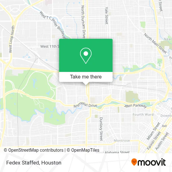 Fedex Staffed map