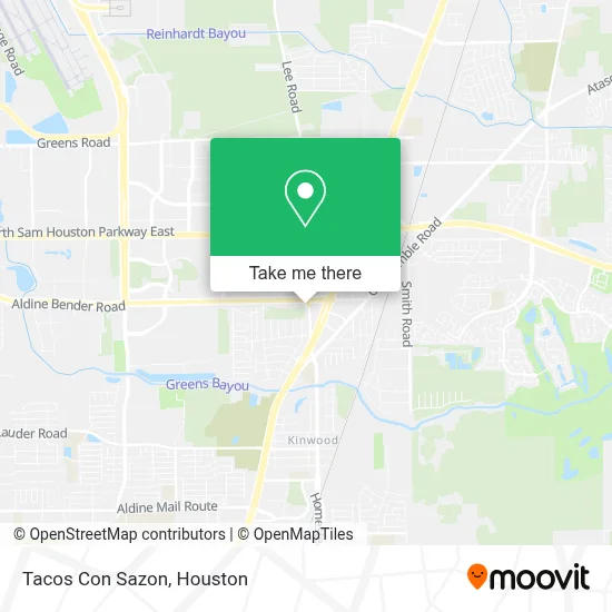 Tacos Con Sazon map