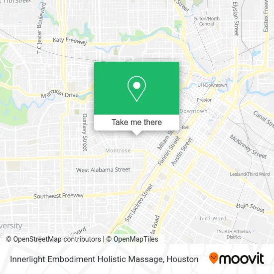 Innerlight Embodiment Holistic Massage map
