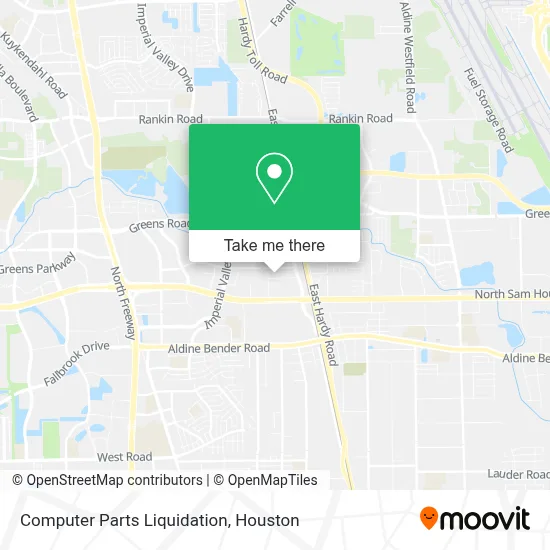 Computer Parts Liquidation map