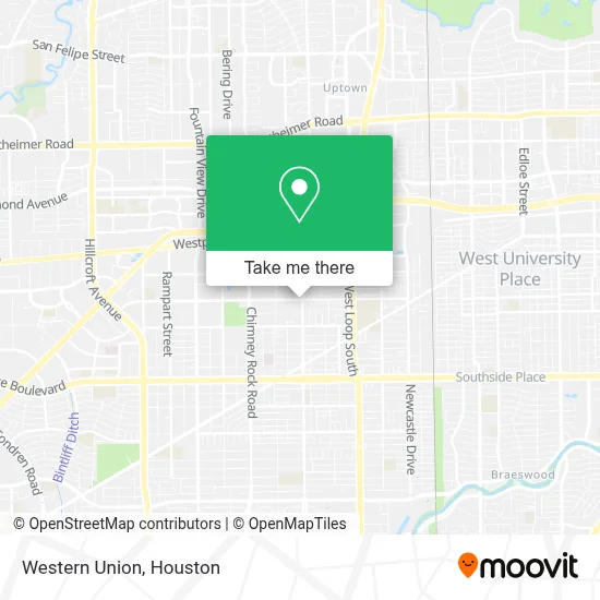 Western Union map