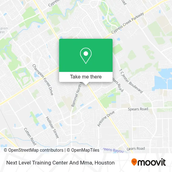 Next Level Training Center And Mma map