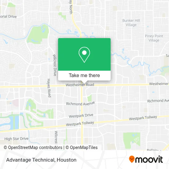 Advantage Technical map