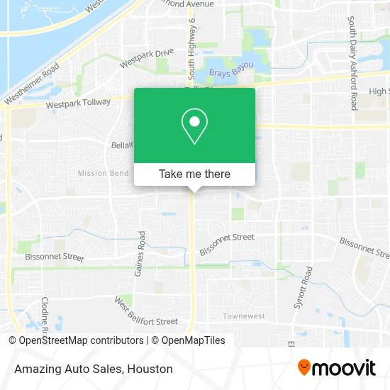 Amazing Auto Sales map