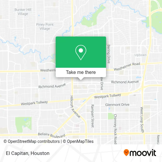 El Capitan map