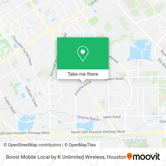 Boost Mobile Local by K Unlimited Wireless map