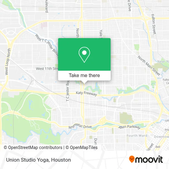 Union Studio Yoga map