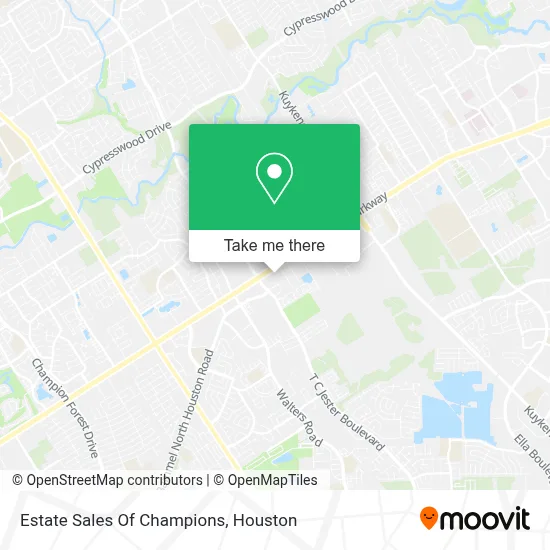 Estate Sales Of Champions map