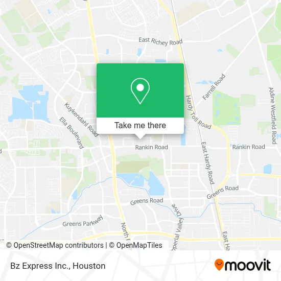 Bz Express Inc. map
