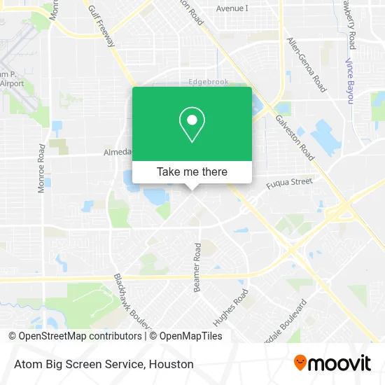 Atom Big Screen Service map