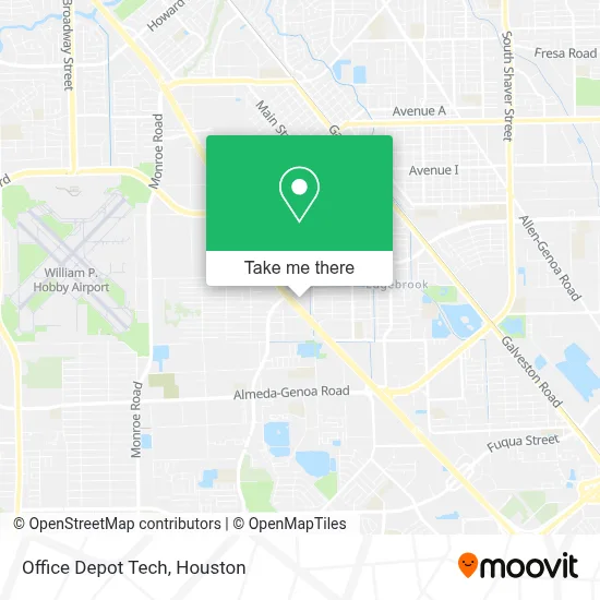 Office Depot Tech map