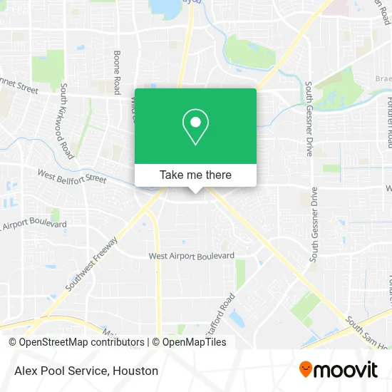 Alex Pool Service map