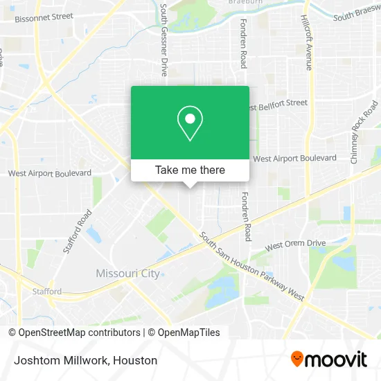Joshtom Millwork map