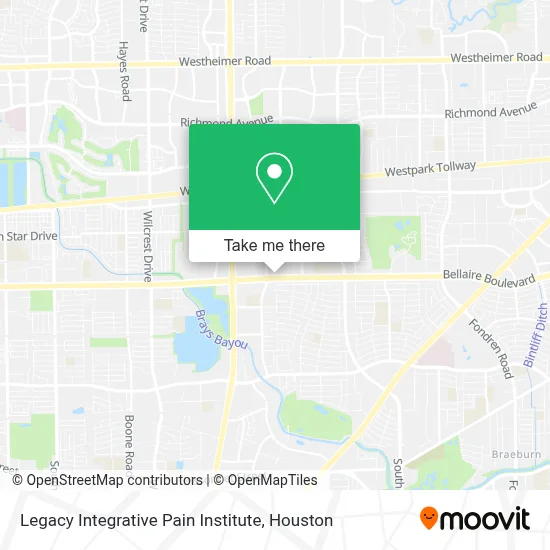 Legacy Integrative Pain Institute map