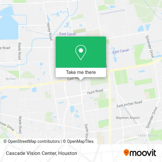 Cascade Vision Center map