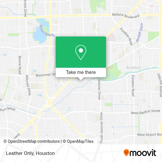 Leather Only map