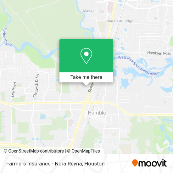Farmers Insurance - Nora Reyna map