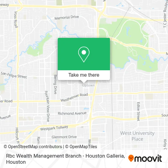 Rbc Wealth Management Branch - Houston Galleria map
