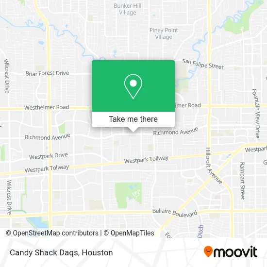 Candy Shack Daqs map