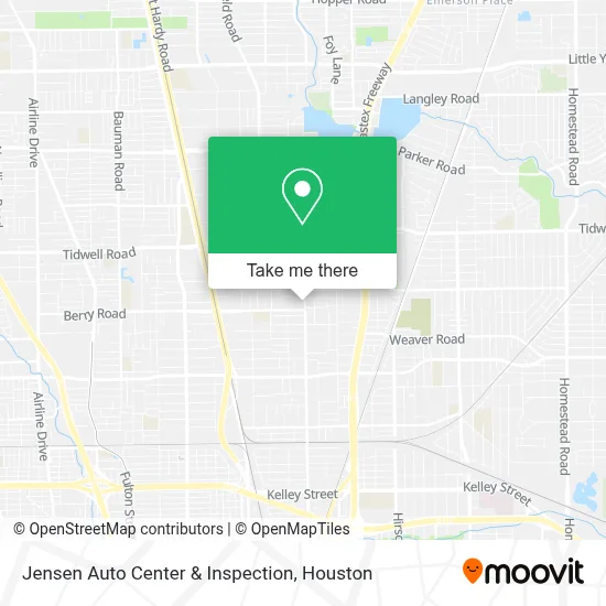 Jensen Auto Center & Inspection map