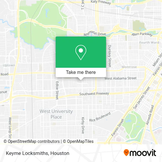 Keyme Locksmiths map