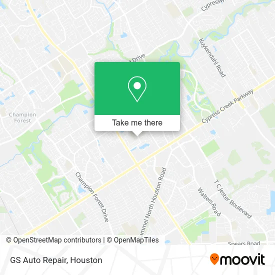 GS Auto Repair map